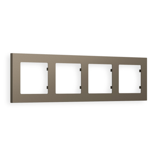 AF220634 Рамка ALFA Techno (Темная бронза матовый) 4-ая