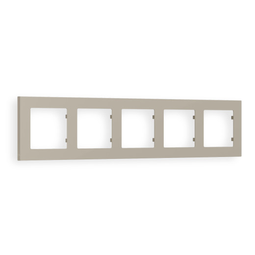 AF220365 Рамка ALFA Techno (Серо-бежевый матовый) 5-ая