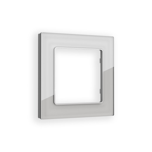 AF330401 Рамка ALFA Platos (Серебро Стекло органическое) 1-ая