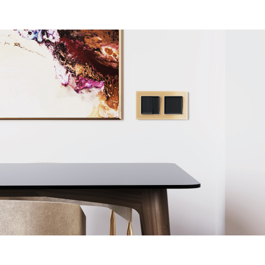 AF330601 Рамка ALFA Platos (Шампань Стекло органическое) 1-ая