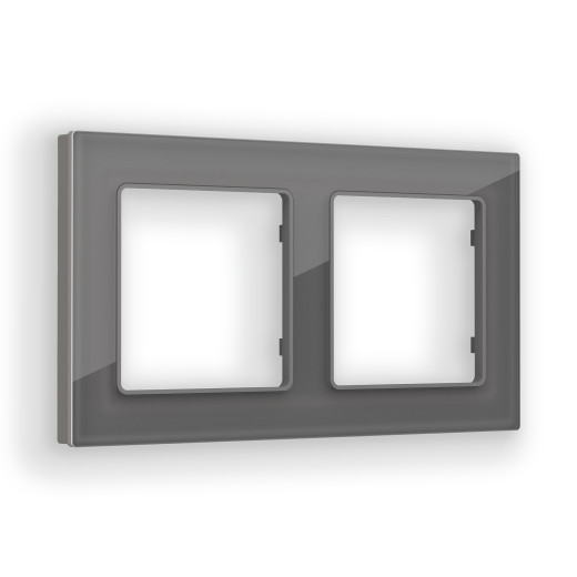 AF330652 Рамка ALFA Platos (Антрацит серый Стекло органическое) 2-ая