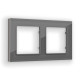 AF330652 Рамка ALFA Platos (Антрацит серый Стекло органическое) 2-ая