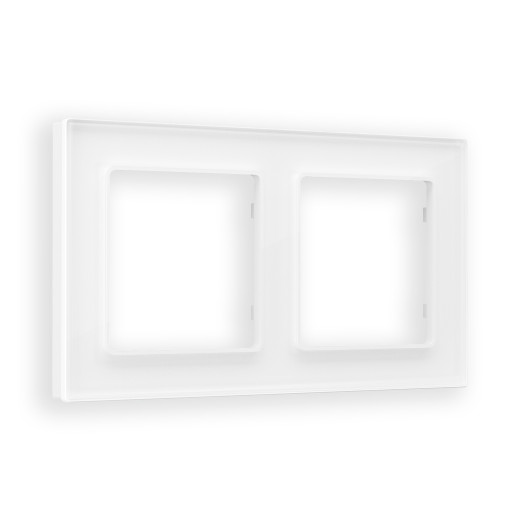 AF330102 Рамка ALFA Platos (Белый Стекло органическое) 2-ая