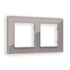 AF330502 Рамка ALFA Platos (Сталь Стекло органическое) 2-ая