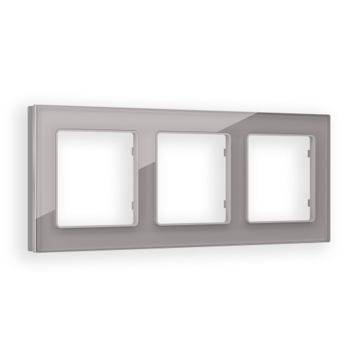 AF330503 Рамка ALFA Platos (Сталь Стекло органическое) 3-ая