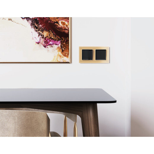 AF330604 Рамка ALFA Platos (Шампань Стекло органическое) 4-ая