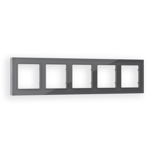 AF330655 Рамка ALFA Platos (Антрацит серый Стекло органическое) 5-ая