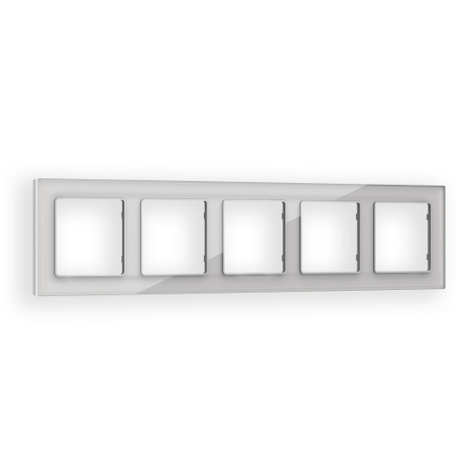 AF330405 Рамка ALFA Platos (Серебро Стекло органическое) 5-ая