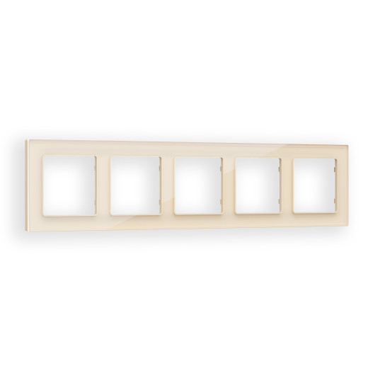 AF330305 Рамка ALFA Platos (Бежевый Стекло органическое) 5-ая
