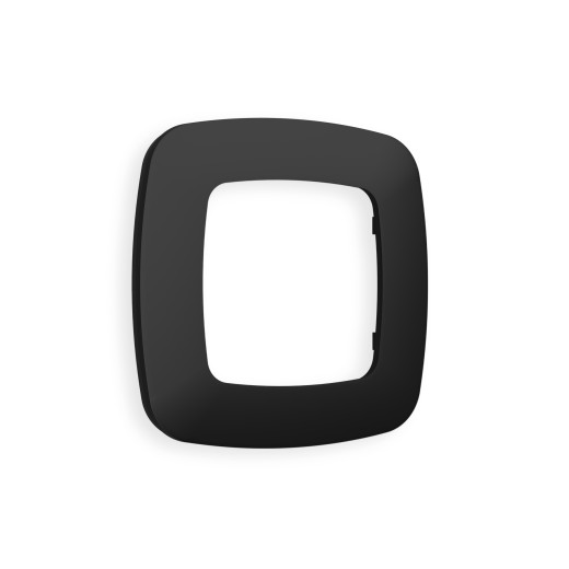 OF140701 Рамка OMEGA Ecta (Черный матовый) 1-ая