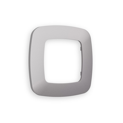 OF140501 Рамка OMEGA Ecta (Сталь матовый) 1-ая