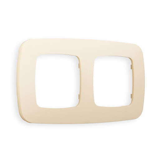 OF140332 Рамка OMEGA Ecta (Бежевый матовый) 2-ая