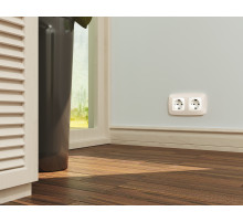 OF140332 Рамка OMEGA Ecta (Бежевый матовый) 2-ая