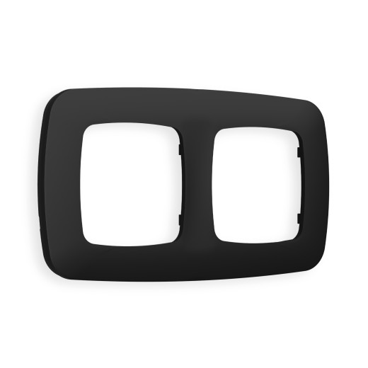 OF140702 Рамка OMEGA Ecta (Черный матовый) 2-ая