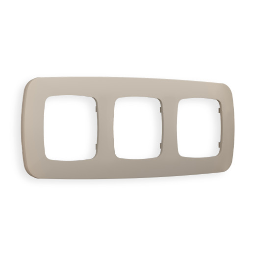 OF140363 Рамка OMEGA Ecta (Серо-бежевый матовый) 3-ая