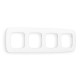 OF140124 Рамка OMEGA Ecta (Белый матовый) 4-ая