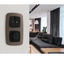 OF140634 Рамка OMEGA Ecta (Темная бронза матовый) 4-ая