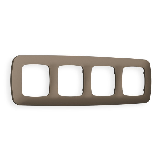 OF140634 Рамка OMEGA Ecta (Темная бронза матовый) 4-ая