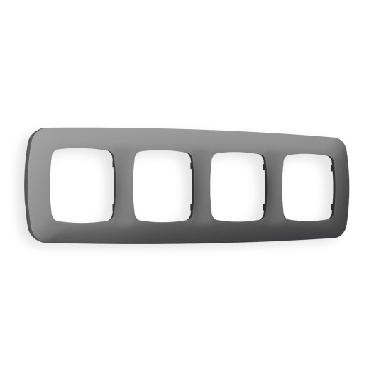 OF140654 Рамка OMEGA Ecta (Антрацит серый) 4-ая