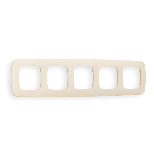 OF140335 Рамка OMEGA Ecta (Бежевый матовый) 5-ая