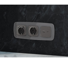 OF320651 Рамка OMEGA Radian (Антрацит серый Стекло органическое) 1-ая