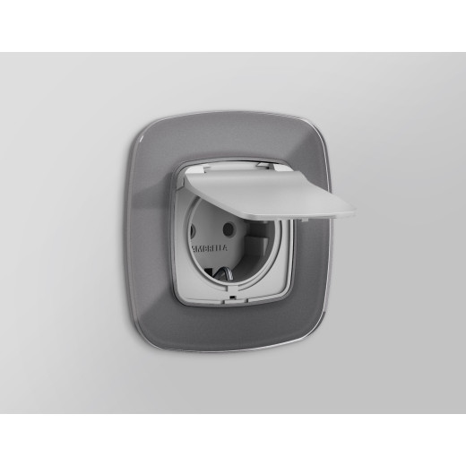 OF320651 Рамка OMEGA Radian (Антрацит серый Стекло органическое) 1-ая