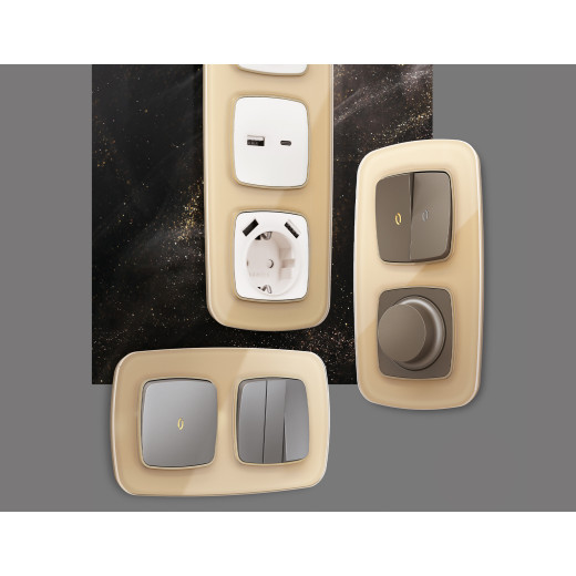 OF320603 Рамка OMEGA Radian (Шампань Стекло органическое) 3-ая