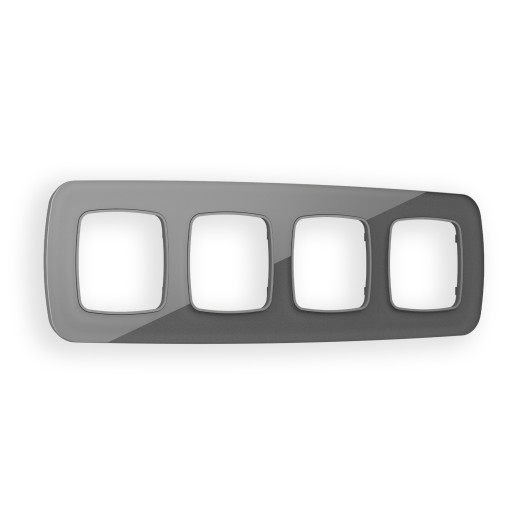 OF320654 Рамка OMEGA Radian (Антрацит серый Стекло органическое) 4-ая