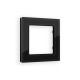 AF380801 Рамка ALFA Platos (Черный Стекло закаленное натуральное) 1-ая