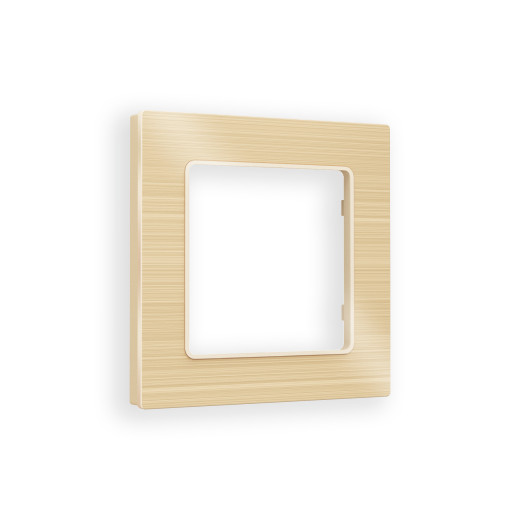 AF550301 Рамка ALFA Platos (Шампань Металл шлифованный) 1-ая