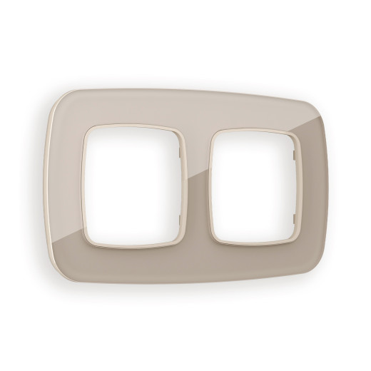 OF350602 Рамка OMEGA Radian (Серо-бежевый Стекло закаленное натуральное) 2-ая