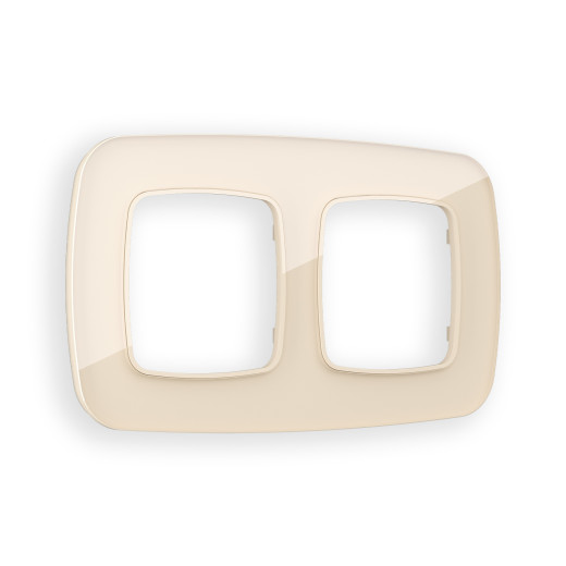 OF350302 Рамка OMEGA Radian (Бежевый Стекло закаленное натуральное) 2-ая