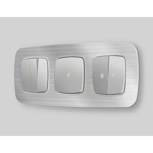 OF580103 Рамка OMEGA Radian (Серебро Металл шлифованный) 3-ая