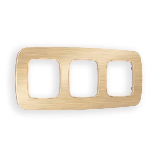 OF580303 Рамка OMEGA Radian (Шампань Металл шлифованный) 3-ая