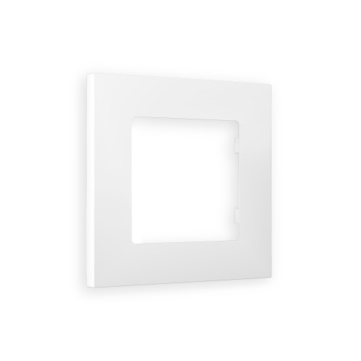 AF250121 Рамка ALFA Qubi (Белый матовый) 1-ая