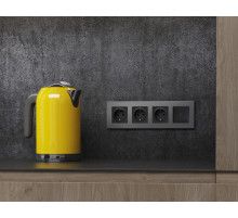 AF250651 Рамка ALFA Qubi (Антрацит серый) 1-ая