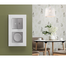 AF250121 Рамка ALFA Qubi (Белый матовый) 1-ая