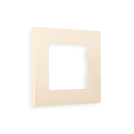 AF250331 Рамка ALFA Qubi (Бежевый матовый) 1-ая