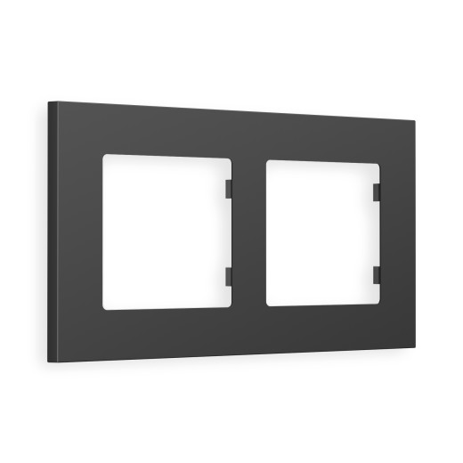AF250802 Рамка ALFA Qubi (Графит Мягкое касание) 2-ая