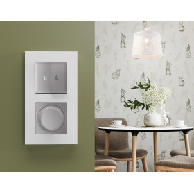 AF250124 Рамка ALFA Qubi (Белый матовый) 4-ая