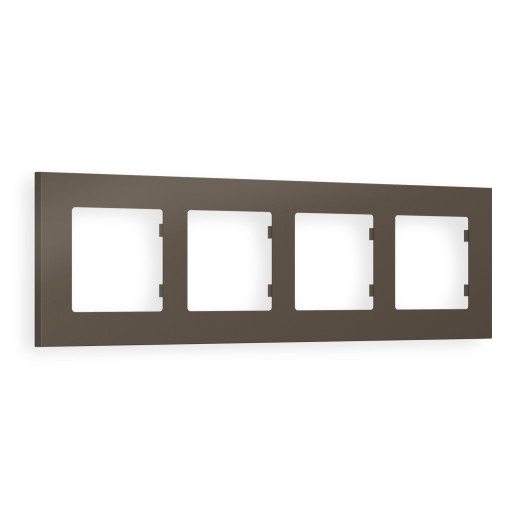AF250634 Рамка ALFA Qubi (Темная бронза матовый) 4-ая