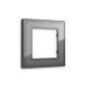 AF580651 Рамка ALFA Arctic (Антрацит серый Стекло органическое) 1-ая