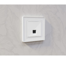 AF580101 Рамка ALFA Arctic (Белый Стекло органическое) 1-ая