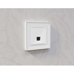 AF580101 Рамка ALFA Arctic (Белый Стекло органическое) 1-ая