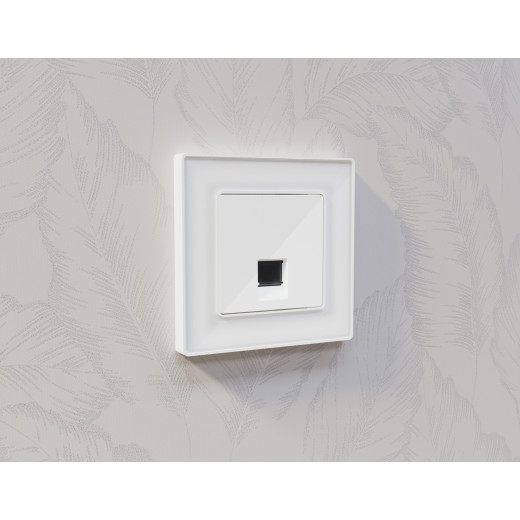 AF580101 Рамка ALFA Arctic (Белый Стекло органическое) 1-ая