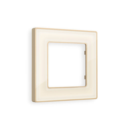 AF580341 Рамка ALFA Arctic (Бежевый Стекло органическое/Шампань) 1-ая