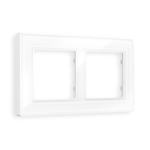 AF580102 Рамка ALFA Arctic (Белый Стекло органическое) 2-ая