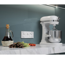 AF580132 Рамка ALFA Arctic (Белый Стекло органическое/Серебро) 2-ая