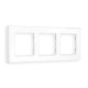 AF580103 Рамка ALFA Arctic (Белый Стекло органическое) 3-ая