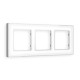 AF580133 Рамка ALFA Arctic (Белый Стекло органическое/Серебро) 3-ая